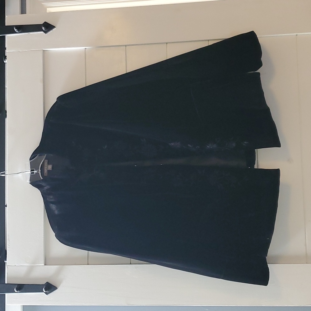 Black Velvet Nehru Jacket